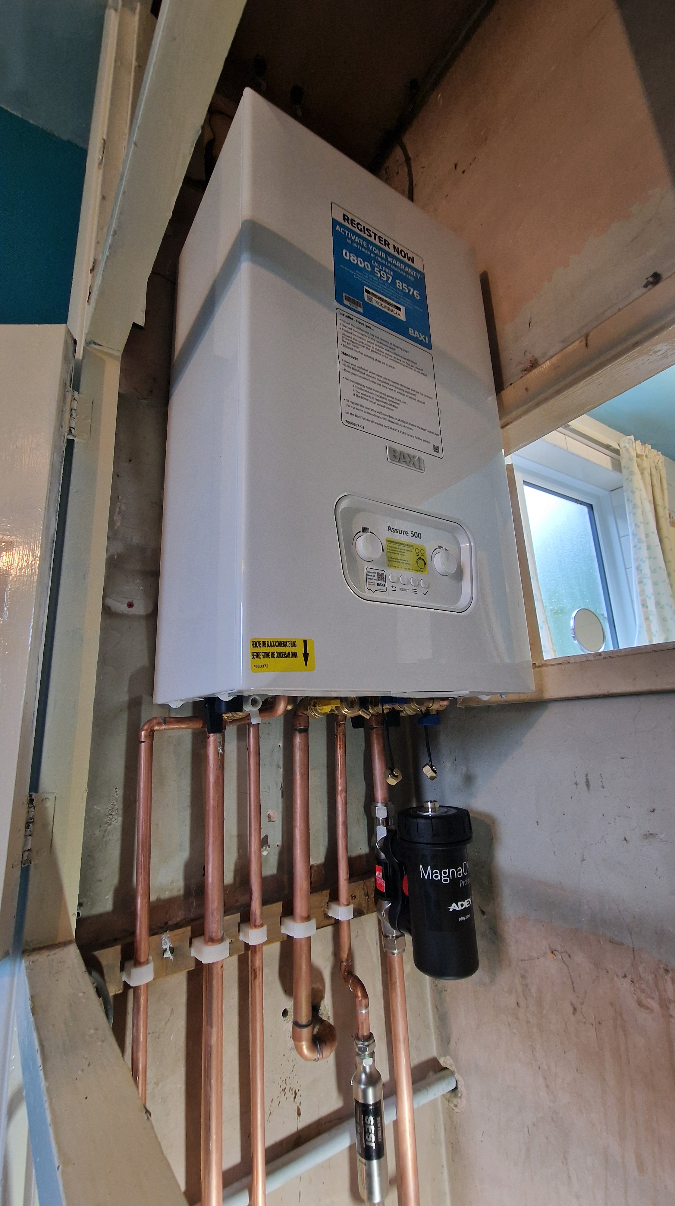 Boiler servicing equipment